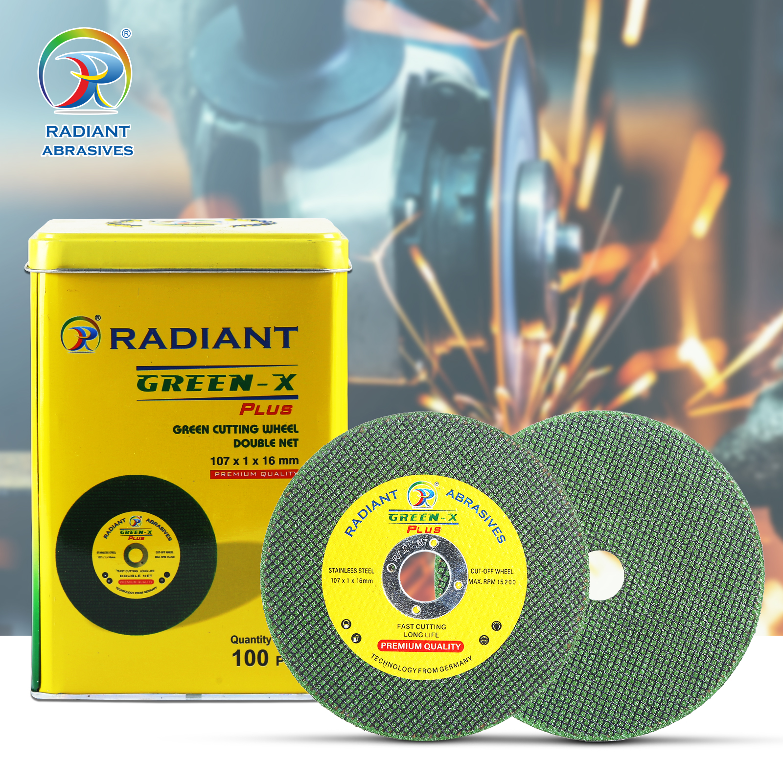 Cutting Wheel GreenX PLUS (4" & 14")