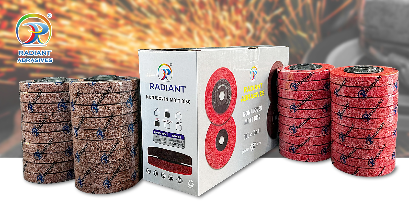 Matt Disc / Non woven Disc 4"